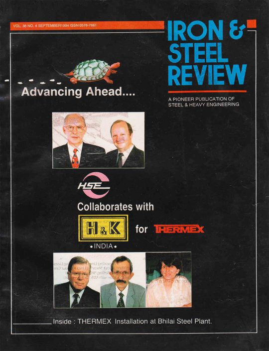 Iron & Steel Review | September 1994 | Cover